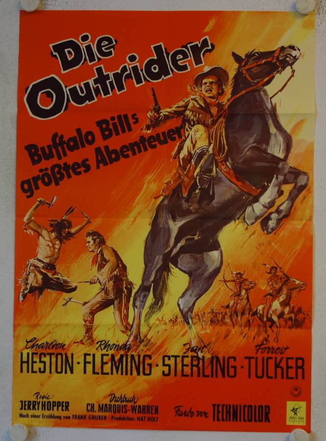 Pony Express re-release german movie poster